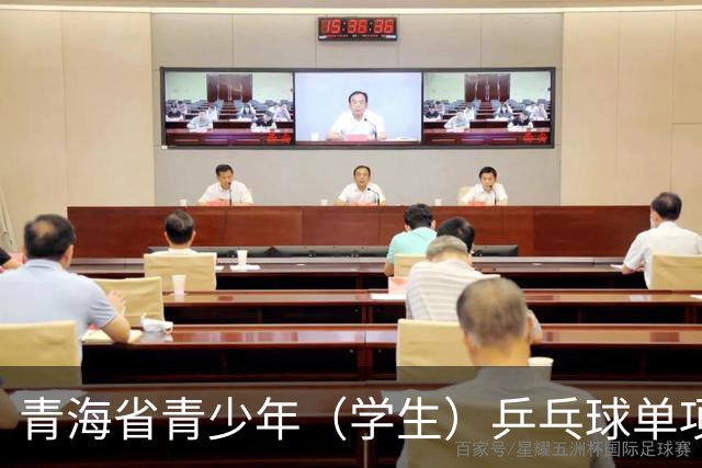 青海省青少年（学生）乒乓球单项赛开赛